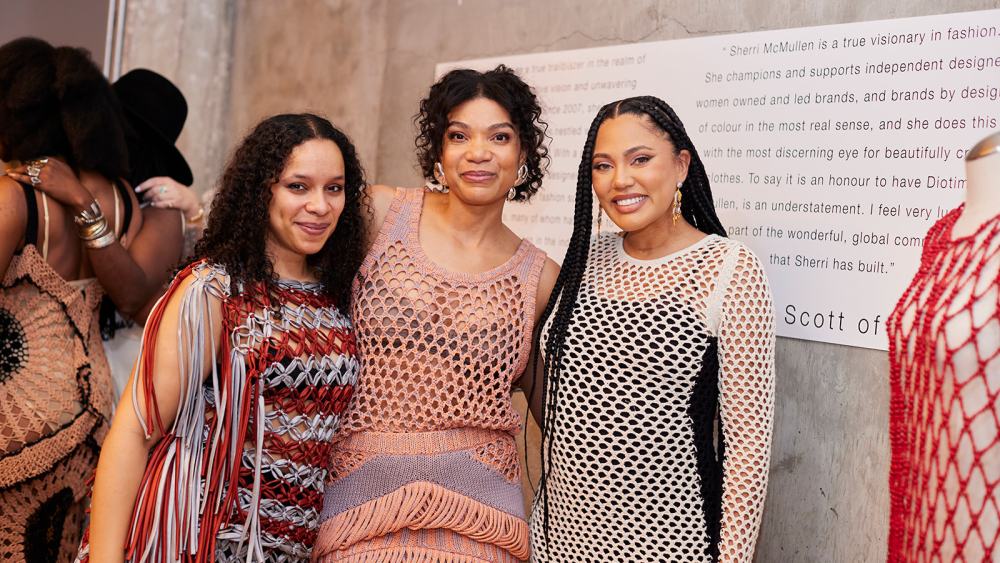 Rachel Scott of Diotima, Sherri McMullen and Ayesha Curry