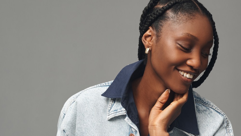 Look from Anthropologie's regenerative cotton capsule collection.