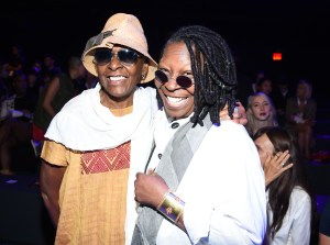 Bethann Hardison and Whoopi Goldberg