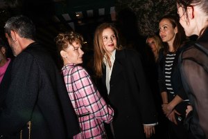 Sandra Hüller and Justine Triet