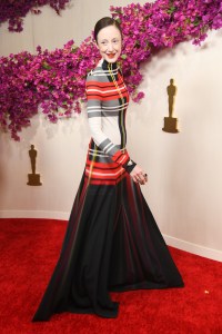 Andrea Riseborough at the 96th Annual Oscars held at Ovation Hollywood on March 10, 2024 in Los Angeles, California.