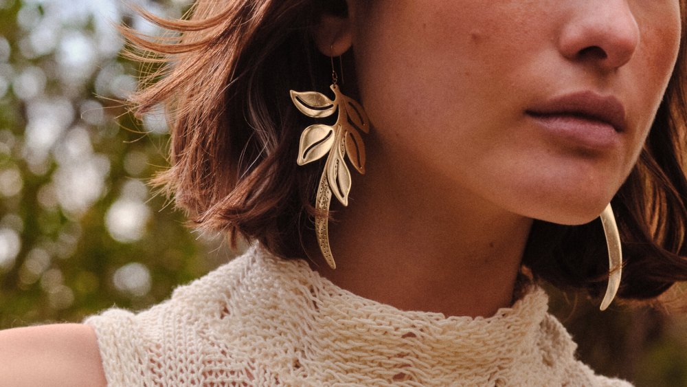 Atelier VM's Bloom earrings in 3-karat gold.