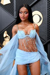 Ayra Starr at the 66th Annual Grammy Awards.