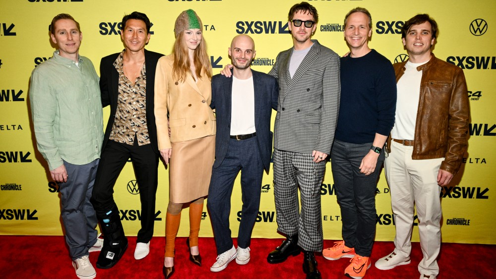 Hunter Schafer and the "Cuckoo" cast members at SXSW last March.