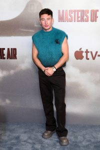 Barry Keoghan attends the UK Premiere of "Masters Of The Air" at Picturehouse Central on January 22, 2024 in London, England.