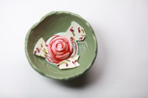 Rose Kulfi, Butterfly Pea Rabri, Rose Bark, Rose Syrup