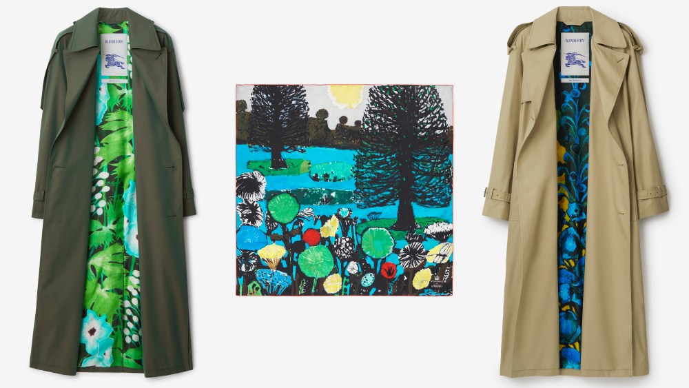 Burberry's third collaboration with Highgrove Gardens