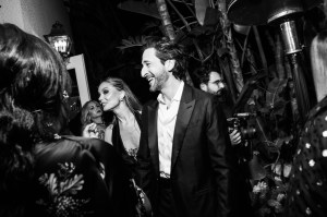 Georgina Chapman and Adrien Brody