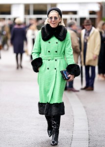 A racegoer on day one of the 2024 Cheltenham Festival at Cheltenham Racecourse. Picture date: Tuesday March 12, 2024. (Photo by Adam Davy/PA Images via Getty Images)