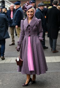 Gloucestershire , United Kingdom - 13 March 2024; Racegoer Shileen McConville from Lurgan, Co Armagh on day two of the Cheltenham Racing Festival at Prestbury Park in Cheltenham, England. (Photo By David Fitzgerald/Sportsfile via Getty Images)