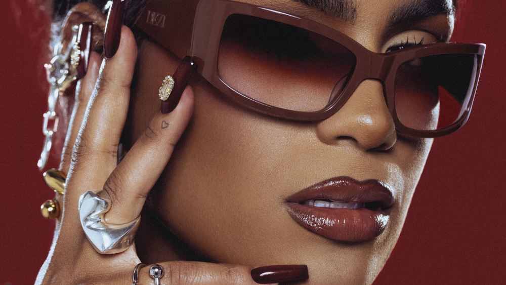 Monet McMichael in the "Montay" frames in her limited-edition Dezi eyewear collection.