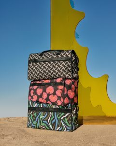 Luggage from the limited-edition Diane von Furstenberg collection for Target.