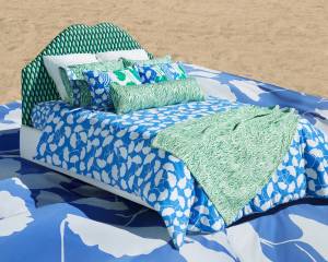 Bedding from the limited-edition Diane von Furstenberg collection for Target.