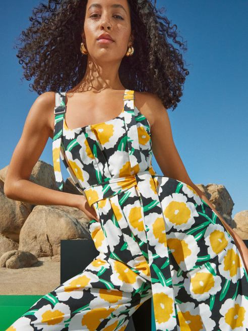 Diane von Furstenberg target yellow flower