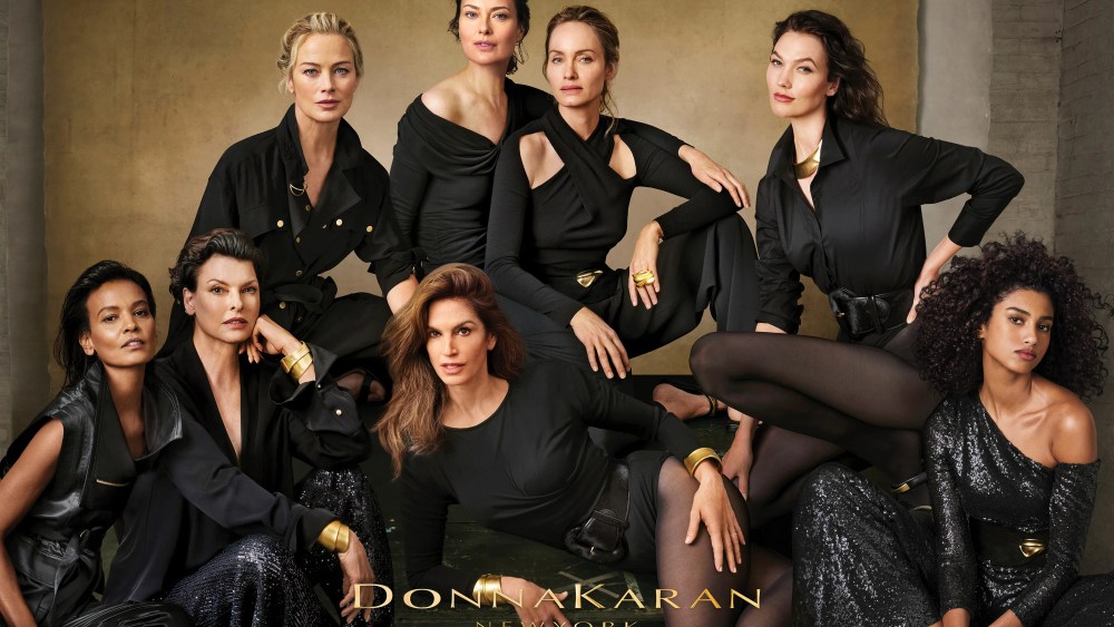 donna karan supermodel ad campaign
