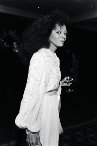Diana Ross attends a welcome dinner at the Fairmont Hotel in Denver, Colorado, on October 8, 1983.