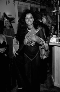 Diana Ross attends an event at Spago, a restaurant in West Hollywood, California, on March 26, 1990.