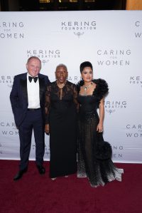 Bethann Hardison and Salma Hayek and Francois-Henri Pinault
