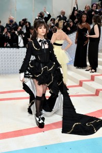 NEW YORK, NEW YORK - MAY 01: Jenna Ortega attends The 2023 Met Gala Celebrating "Karl Lagerfeld: A Line Of Beauty" at The Metropolitan Museum of Art on May 01, 2023 in New York City. (Photo by Jamie McCarthy/Getty Images)