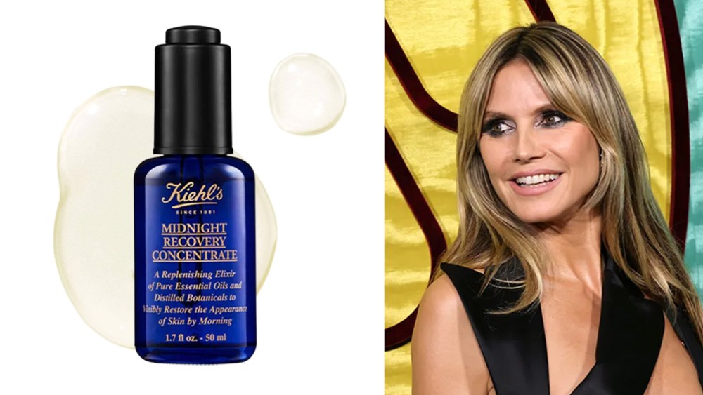 Midnight Recovery Concentrate Moisturizing Face Oil Serum against white background