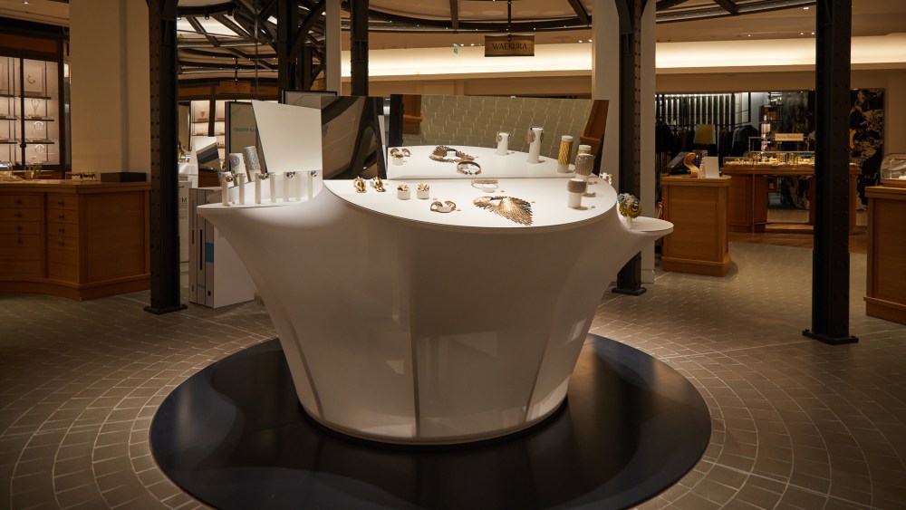 Inside So-le Studio's pop-up shop at Paris' Le Bon Marché.