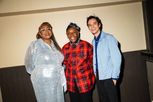 Lisa Cortes, Bethann Hardison and Frédéric Tcheng attend as Gucci Celebrates the Premiere of Bethann Hardison & Frédéric Tcheng's Invisible Beauty at the Sundance Film Festival at Nickel Bar at Firewood on January 21, 2023 in Park City, Utah.