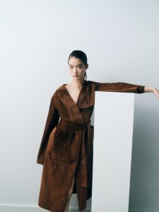 A look from the exclusive Loewe collection for Neiman Marcus.