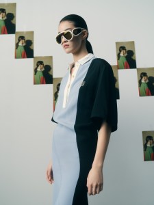 A look from the exclusive Loewe collection for Neiman Marcus.