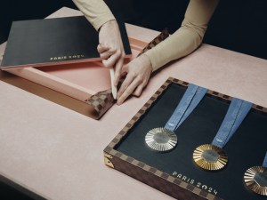 Louis Vuitton crafted special trunks for the medals and torches for the Paris 2024 Olympic and Paralympic Games