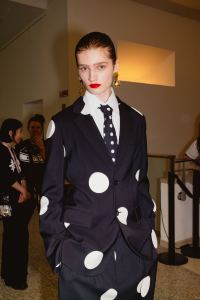 Backstage at Moschino Fall 2024 Ready-to-Wear