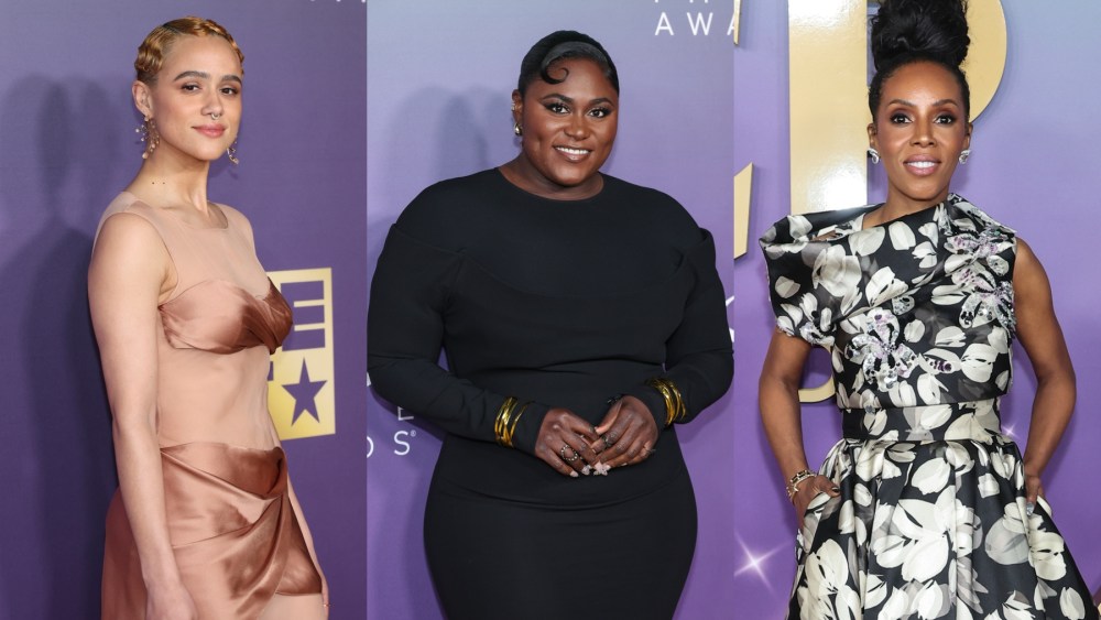 Nathalie Emmanuel, Danielle Brooks and June Ambrose at the NAACP Image Awards on March 16 in Los Angeles.