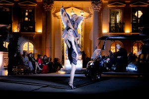 The scene at Philipp Plein Oscar Night Runway Show