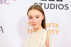 Phoebe Dynevor at the BAFTA Tea Party.