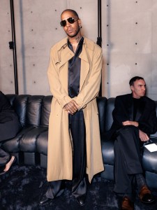 Kid Cudi at Saint Laurent Men's Fall 2024 Ready-to-Wear Show