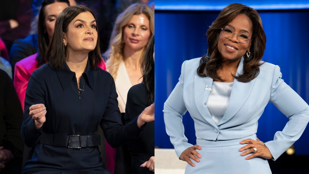Sima Sistani and Oprah Winfrey on "An Oprah Special: Shame, Blame and the Weight Loss Revolution.”
