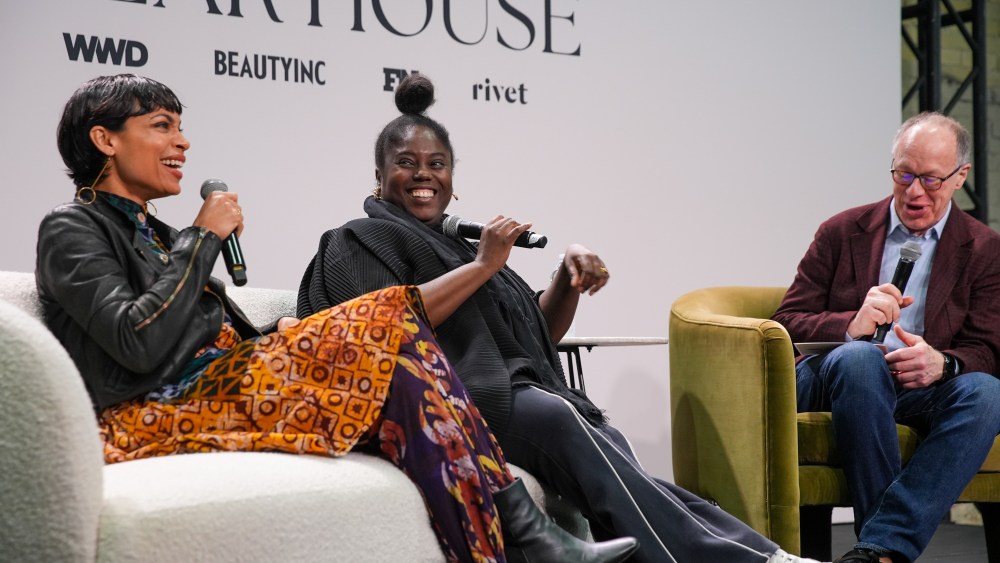 Rosario Dawson and Abrima Erwiah at The Wear House at SXSW held in Austin, Texas.