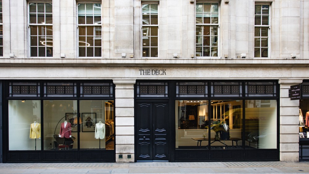 the deck on Savile Row