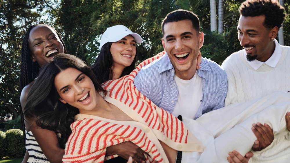 Kendall Jenner and her friends appear in Tommy Hilfiger's spring campaign.