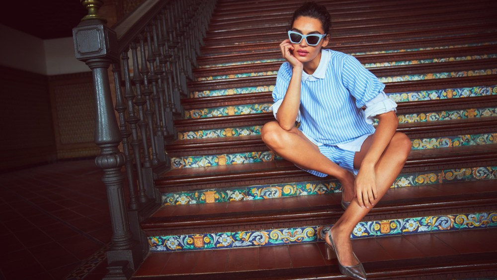 blue sunglasses vince camuto fashion