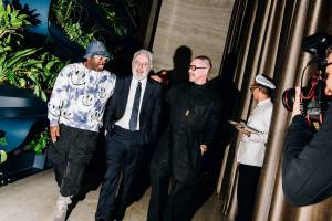 Derrick Adams , Francesco Bonami and Michael Chuapoco