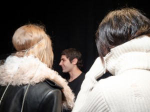 Backstage at Ann Demeulemeester Fall 2024 Ready-to-Wear Collection at Paris Fashion Week