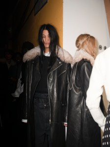 Backstage at Ann Demeulemeester Fall 2024 Ready-to-Wear Collection at Paris Fashion Week