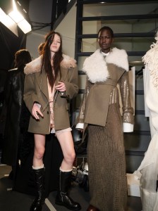 Backstage at Ann Demeulemeester Fall 2024 Ready-to-Wear Collection at Paris Fashion Week