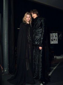 Backstage at Ann Demeulemeester Fall 2024 Ready-to-Wear Collection at Paris Fashion Week