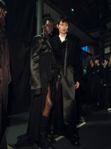 Backstage at Ann Demeulemeester Fall 2024 Ready-to-Wear Collection at Paris Fashion Week