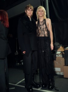 Backstage at Ann Demeulemeester Fall 2024 Ready-to-Wear Collection at Paris Fashion Week