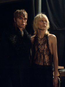 Backstage at Ann Demeulemeester Fall 2024 Ready-to-Wear Collection at Paris Fashion Week