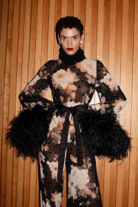 Backstage at Richard Quinn Fall 2024 Ready-to-Wear