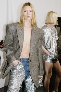 Backstage at Stella McCartney Fall 2024 Ready-to-Wear Collection at Paris Fashion Week