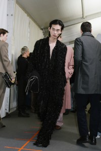 Backstage at Stella McCartney Fall 2024 Ready-to-Wear Collection at Paris Fashion Week